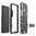 Slim Armour Tough Shockproof Case & Stand for Huawei Nova 3i - Black